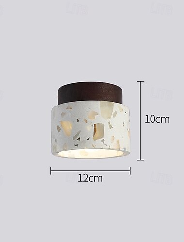  lampada da soffitto in stile wabi-sabi lampada da soffitto in marmo bianco lampadario da soffitto lampada da soffitto semi-incassata 85-265v