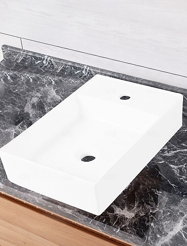  Waschbecken für Badezimmer Moderne - Keramik Rechteckig Vessel Sink