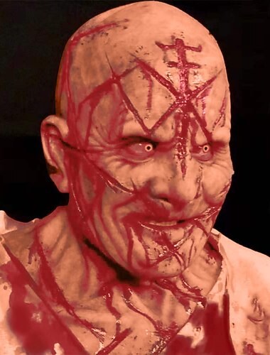  Vieil homme Tueur Masque Accessoires d'Halloween Masque réaliste Adulte Homme Femme Horreur Déguisement effrayant Halloween Carnaval Costume de carnaval facile