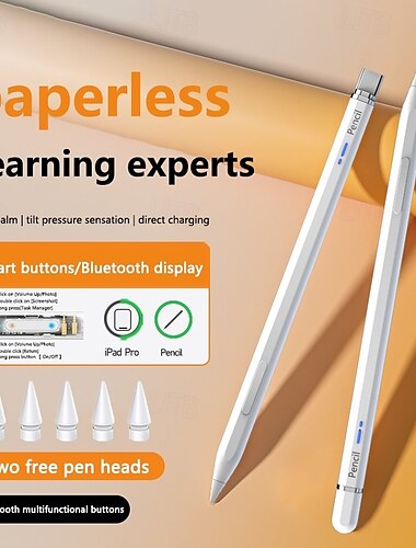  bp-16 universele styluspennen voor touchscreens fijne punt actieve slimme digitale pen compatibel met iPad en de meeste tablets
