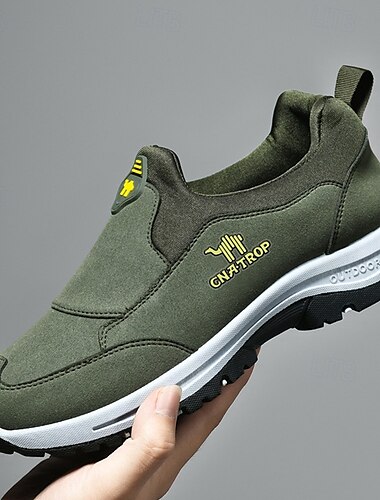  Herren-Schlupfwanderschuhe – strapazierfähige Outdoor-Sneaker mit rutschfester Sohle, leichtem Design und atmungsaktivem Material für Trailrunning und Camping