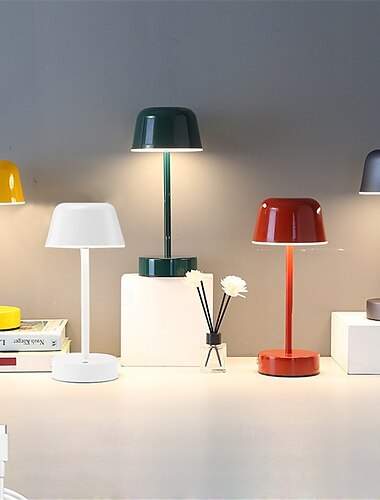  usb nabíjecí moderní kovová stolní lampa - stylová atmosféra stolní světlo do obývacího pokoje ložnice noční světlo ozdobné osvětlení 1ks