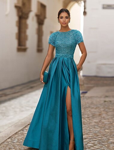  Abendkleid mit Ombre-Pailletten, formelle Hochzeit, bodenlang, lange Ärmel, tiefer Ausschnitt, mit Glitzer 2025