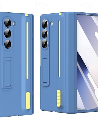  Handy Hülle Handyhüllen Für Samsung Galaxy Z Fold 7 Z Fold 6 Z Fold 5 Z Fold 4 Z Fold 3 Rückseite Mit Ständer Stoßfest Retro TPU Silikon