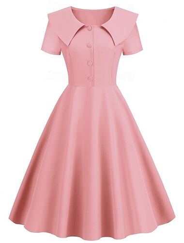  Elegant Classical 1950s Dress A-Line Fancy Dress Women's Valentine's Day Event / Party Date Tea Party Adults' Dress Spring & Summer