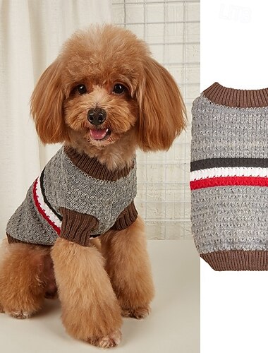  Chien Pull Mode Hiver Chaud Mode Confortable Extérieur Tenue Quotidienne Intérieur Vêtements pour Chiens for Petit Moyen