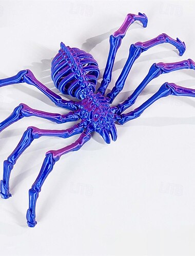  3d-trykte edderkopper for barn voksne 3d-trykte dinosaur-fidget-leker dekor for stressavlastning