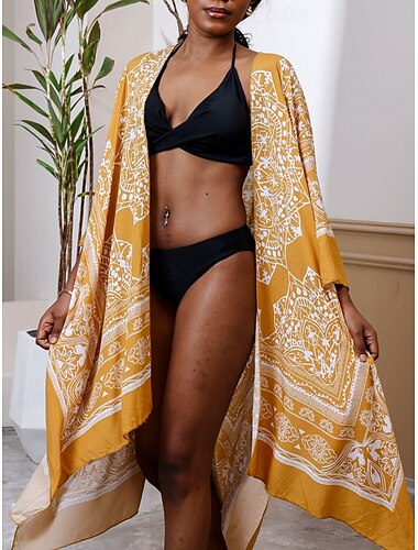  Dames Zwemkleding Bedekken wrap Zwempak Uitknippen Vakantie Strand Kleding Bloemig Mouwloos Badpakken
