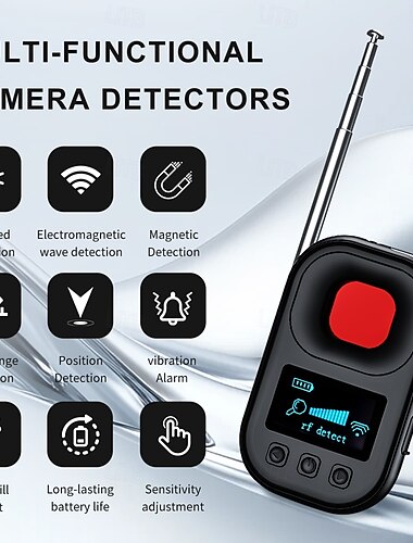  Detektor GPS Anti-Positionierung Kamera-Scan-Detektor Anti-Spion-Signal-Bildschirmanzeige-Detektor
