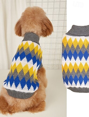  Hund Pullover Mode Winter Warm Mode Bequem Outdoor Alltagskleidung Innen Hundebekleidung for Klein Mittelgroß