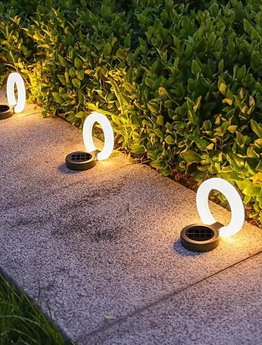  4 stücke solar außenleuchten ip65 wasserdichte led atmosphäre licht warmweiß wandlampe für gartenzaun begraben rasen veranda gehweg dekor