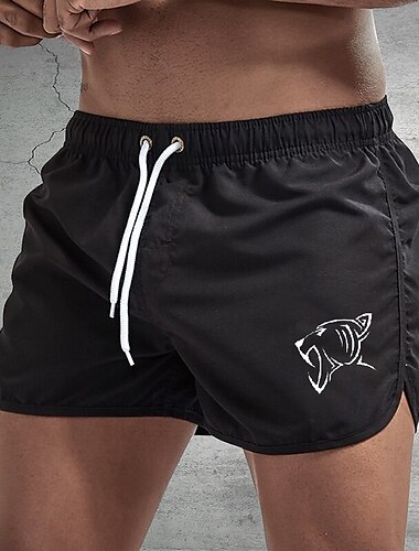  Men's Swim Trunks Swim Shorts Board Shorts Bathing Suit Drawstring Swimming Surfing Beach Water Sports Printed Summer Spring