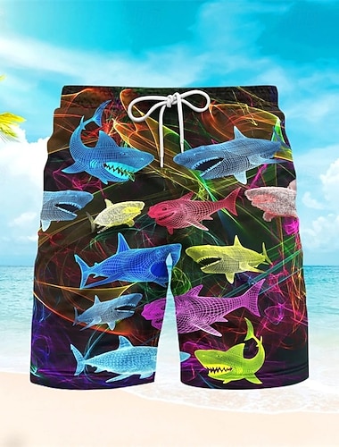  رجالي شورتات السباحة ترونكس السباحة مطبوع رباط مع جيوب سريع جاف مع جيوب شورتات التزلج ثوب السباحة تزلج على الماء شاطئ الرياضات المائية الصيف