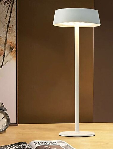  moderne Schreibtischlampe aus Metall mit USB-Aufladung &Touch-Dimmen, LED-Tischleuchte für Bars, Wohnzimmer, Cafés, 1 Stück