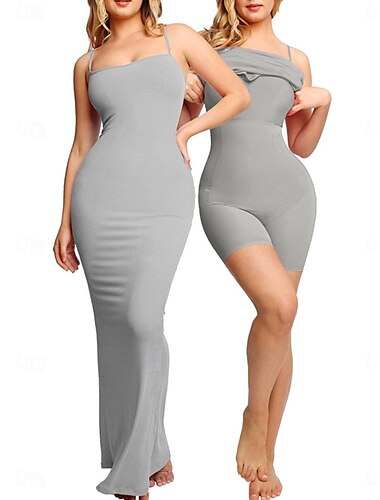  Damen Formwäsche Formwäsche Höschen GitterNightwearNylon Einfarbig Schwarz Grau Frühling Sommer Herbst Winter