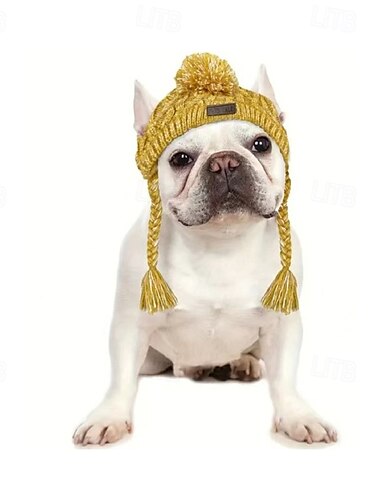  gemütliche Strickmütze für Hunde – warmes, winddichtes und weiches Winter-Haustierzubehör für kleine bis große Hunderassen – perfekt für Outdoor-Aktivitäten bei kaltem Wetter