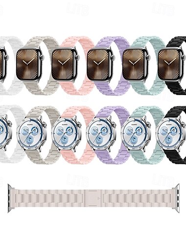  Solo Loop Kompatibilis valamivel Apple Watch óraszíj 38mm 40mm 41mm 42mm 44mm 45mm 49mm Mágneses kapocs Állítható PC Csere óraszíj mert iwatch Ultra 2 Series 9 8 7 SE 6 5 4 3 2 1