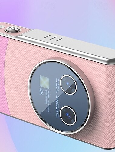  Digitalkamera mit Zoom, Dual-Kameras, Autofokus, Vlogging, Selfie für Reisen, Kamera, Autofokus