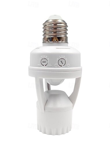  bewegingssensor lichtfitting e26/e27 slimme lamp lamphouder adapter automatische aan/uit lichtregeling geschikt voor garage kelder veranda berging