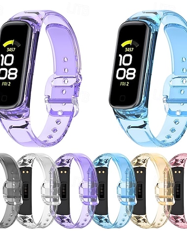  Óraszíj mert Samsung Galaxy Fit 2 SM-R220 Szilikon Csere Szíj Állítható Sportszíj Karszalag