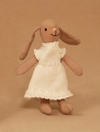  Waldorf Puppenzubehör handgemachtes weiches Häschen Mädchen Begleitpuppen Stoffpuppen Geburtstagsgeschenk Strickpuppe süße Mädchen Plüschpuppe Stofftier personalisiertes gewebtes Puppenset