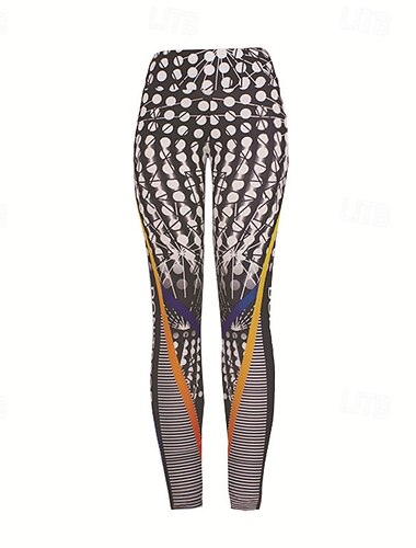  Damen Yogahose Yoga-Leggings Basic Bauchkontrolle Po-Lifting Hohe Taille Yoga Fitnesstraining Pilates Kurze Leggings Strumpfhosen Mode Rot Braun Herbst Winter Sport Sportkleidung Dehnbar Schlank