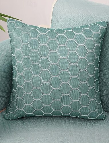  il nuovo cuscino bifacciale in seta di ghiaccio geometrica esagonale estiva con schienale in ghiaccio per divano soggiorno