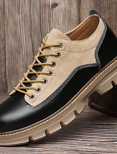  Strapazierfähige Herren-Schnürschuhe aus Kunstleder und Wildleder – stylisches Freizeitschuhwerk für Outdoor und Alltag