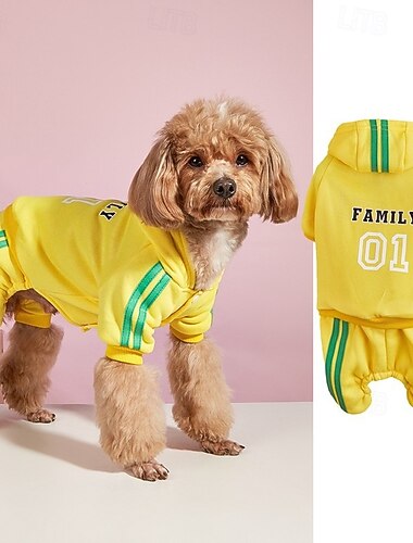 Honden Sweatshirts Modieus Winter Warm Modieus Comfortabel Buiten Dagelijks gebruik Voor Binnen Hondenkleding for Small Gemiddeld