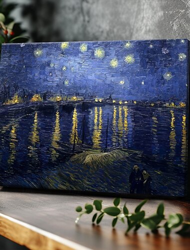  звездная ночь светодиодный холст настенное искусство светодиодная подсветка настенный декор работающий от батареек 2aa подсветка холст печать светодиодный светильник кухня спальня или домашний декор