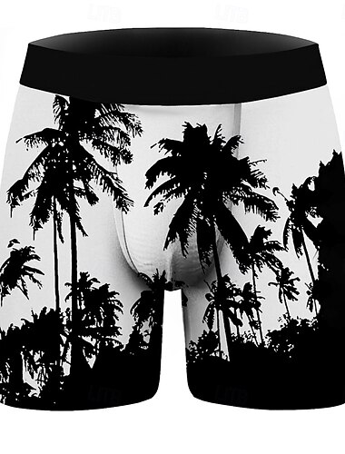  Kokosnootboom Boxer shorts Ondergoed Grafische prints Voor Voor heren Volwassenen Maskerade 3D afdrukken Vakantie