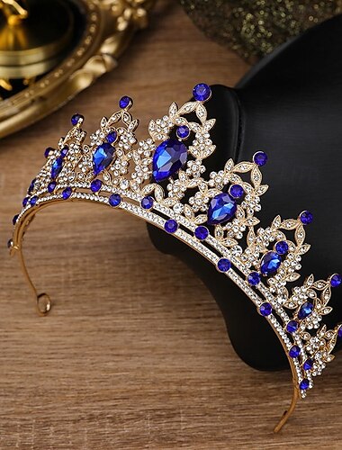  Krone Tiara Kristall Strass Hochzeit Vintage Klassisch Mit Strass Kopfschmuck Kopfbedeckung