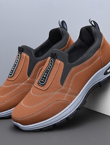  scarpe da trekking slip-on da uomo – scarpe da ginnastica leggere e antiscivolo per attività all'aperto, per passeggiate e trekking informali