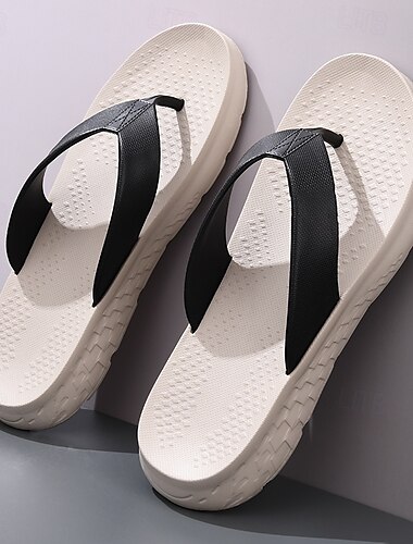  Flip-Flops für Herren – strapazierfähige EVA-Sohle mit bequemen Riemen für Strand, Pool und lässige Sommerkleidung