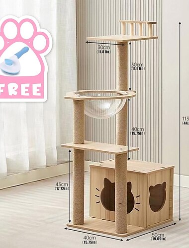  Arbre à chat de 62 pouces/maison d'arbre à chat et tours pour grand chat/arbre à chat grimpant avec condo pour chat/griffoir pour arbre à chat/grand arbre à chat à plusieurs niveaux
