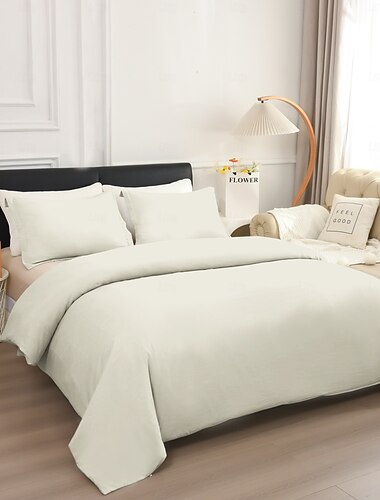  Bettbezug Queen Size 3-teiliges Queen-Bettbezug-Set, weiche, doppelt gebürstete Queen-Size-Bettbezüge mit Reißverschluss, 1 Bettbezug und 2 Kissenbezüge