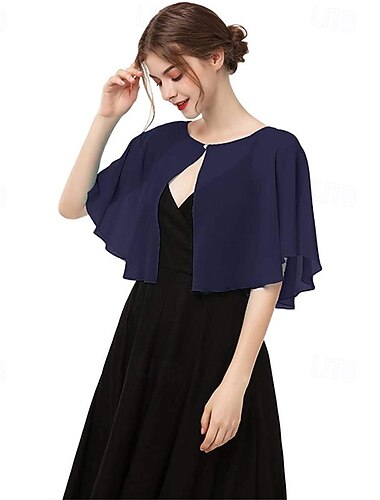  Chiffon-Cape, weiche Umhänge, Schals und Tücher für Abendkleider, Hochzeitsumhang, Schal-Accessoires für Frauen im Stil der 1920er Jahre, Flapper-Überzug