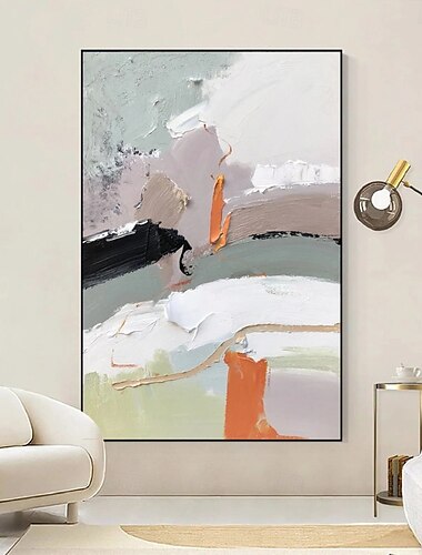  Original Abstract Colorful Paintings On Canvas Rich Textured Acrylic Painting Modern Wall Art Hand Painted Artwork for Living Room Wall Decor