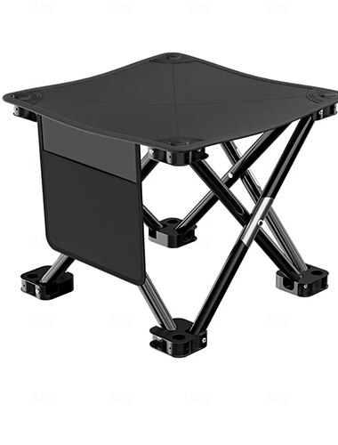  Campinghocker zusammenklappbarer Hocker faltender kleiner Stuhl tragbarer Hocker für Camping Angeln Wandern Gartenarbeit Campingstuhl mit Tragetasche