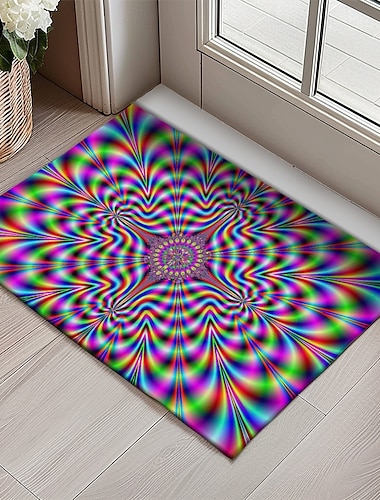  3d vortex deurmat keukenmat vloermat antislip vloerkleed oliebestendig vloerkleed binnen- en buitenmat slaapkamerdecoratie badkamermat entreemat optische illusie