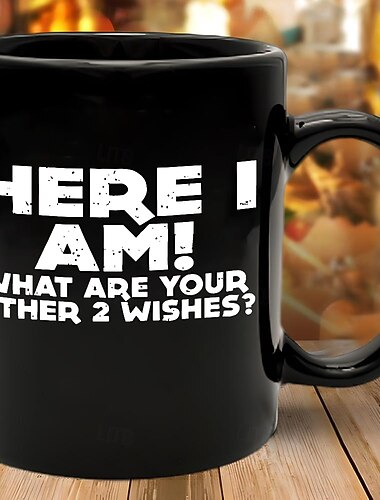  caneca de café preta caneca de cerâmica com citação engraçada 12oz/330ml presente perfeito para amigos, família e entusiastas do humor no escritório