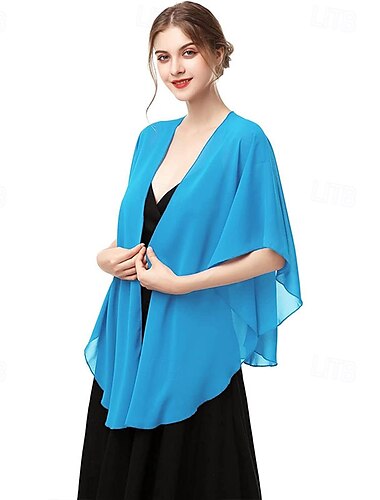  Baoqiya, chales y envolturas de gasa, chal, bufanda para fiesta de bodas para mujeres, vestido de noche nupcial en vestidos para ocasiones especiales