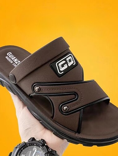  Lässige offene Sandalen für Herren – bequeme verstellbare Riemen mit rutschfester Sohle für den Strand und zum Draußensein im Sommer