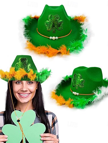  Szent Patrik napja Lóhere ír Farsangi jelmez Felnőttek Női Szerepjáték Teljesítmény Parti Színpad Mindszentek napja Farsang Szt. Patrik nap Könnyű farsangi jelmez