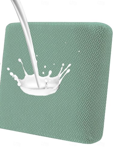  100 % wasserdichte Sofakissenbezüge, 50,8 x 50,8 cm, dehnbare Ersatz-Sofakissenbezüge, solide Stuhlkissen-Schonbezüge, waschbar, geeignet für den Außenbereich, Terrasse, Garten, Rasen
