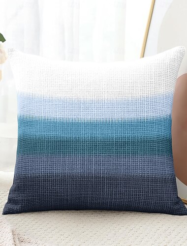  Dekorativer Kissenbezug in strahlender Farbe, 1 Stück, weicher, quadratischer Couchkissenbezug für Schlafzimmer, Wohnzimmer, Sofa, Stuhl