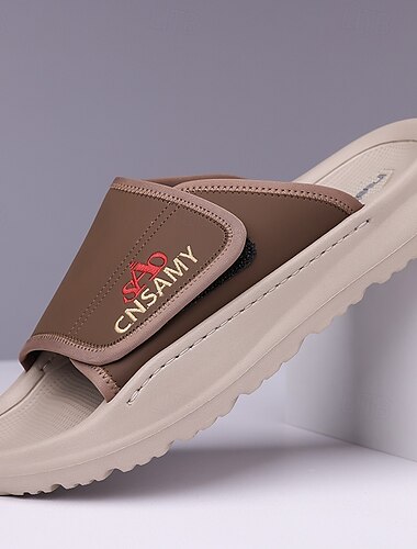  Verstellbare Slide-Sandalen für Herren – bequeme, rutschfeste, leichte Freizeit-Hausschuhe für drinnen und draußen