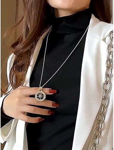  Collar Cromo Mujer Moda Estilo lindo Clásico Animal Encantador Forma de corazón Gargantillas Para Diario