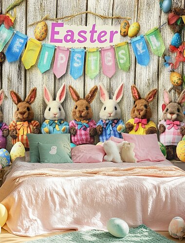  Hangend Wandtapijt Konijn Wanddecoratie Groot Wandtapijt Muurschilderij Foto Achtergrond Dekbed Gordijn Thuis Slaapkamer Woonkamer Decoratie