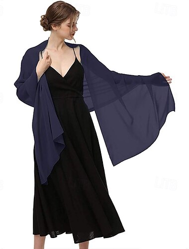  baoqiya Damenschal, Tücher und Wickeltücher für Abendkleider, Chiffonschal, weich, elegant, seidig, Pashmina, Hochzeit, Brautschal